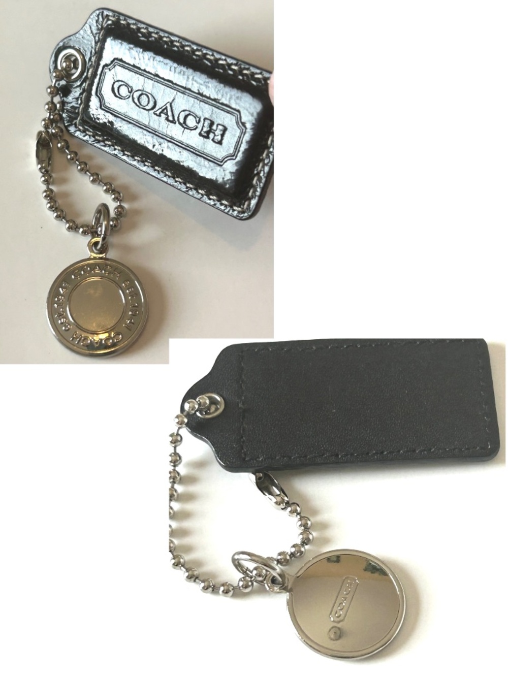 Assorted Coach Handbag Logo Tags/Charms Bundle of 8 Pieces - Picture 4 of 10